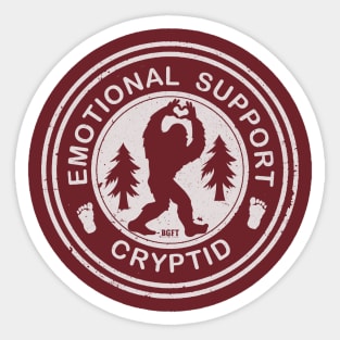 Emotional Support Cryptid Sticker
